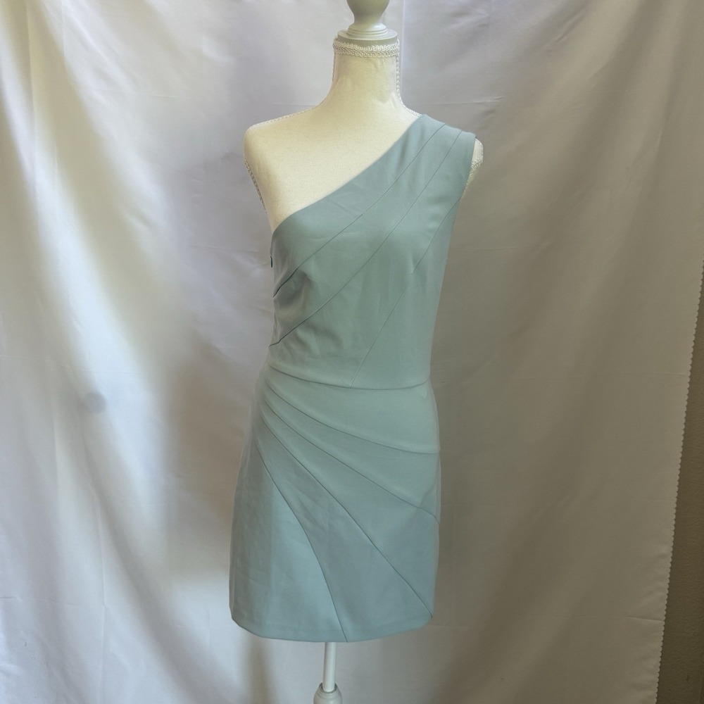 Michael Costello x REVOLVE Women Ava Blue Mini Dress Size Medium Party Cocktail‎